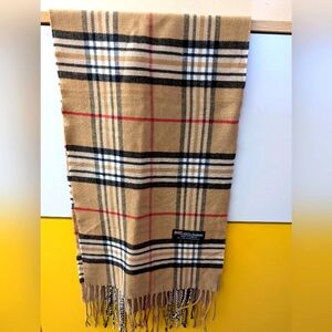 Cashmere Scarf from Scotland, 64x12", NWOT